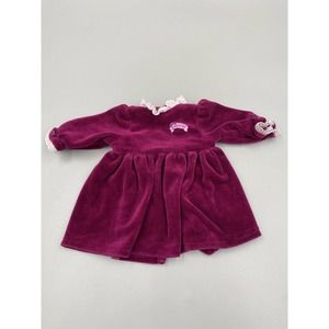 Vintage 1986 Worlds of Wonder Pamela The Living Doll Velvet Dress